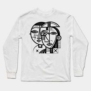 Cubist Woman Long Sleeve T-Shirt